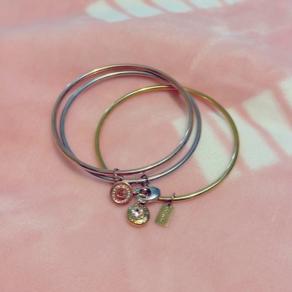 Coach bangle set